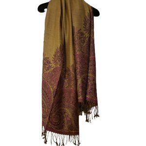 Gold and Purple Scarf, Shawl